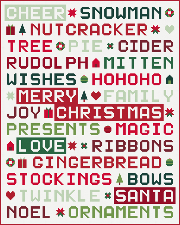 Letters to Santa Moda Quilt Letters to Santa Moda Quilt